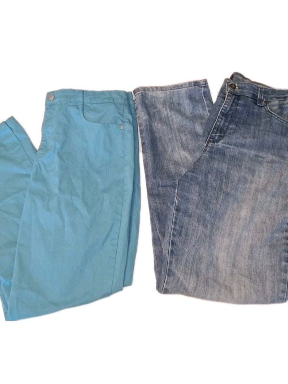 Gloria Vanderbilt Women's Size 12 Blue Amanda Jeans 32X30 Lot Of TWO